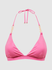 Reiss Swimwear | Ripley Triangle Bikini Top Pink - Women
