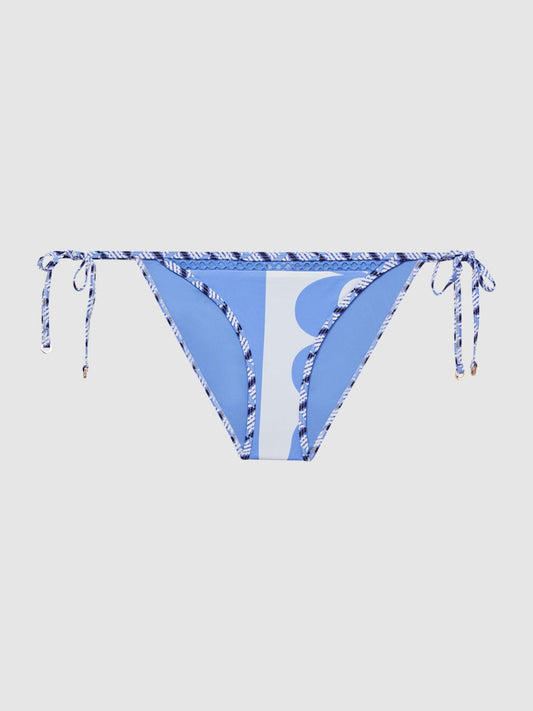 Reiss Swimwear | Sheereen Printed Bikini Bottoms Blue Print - Women