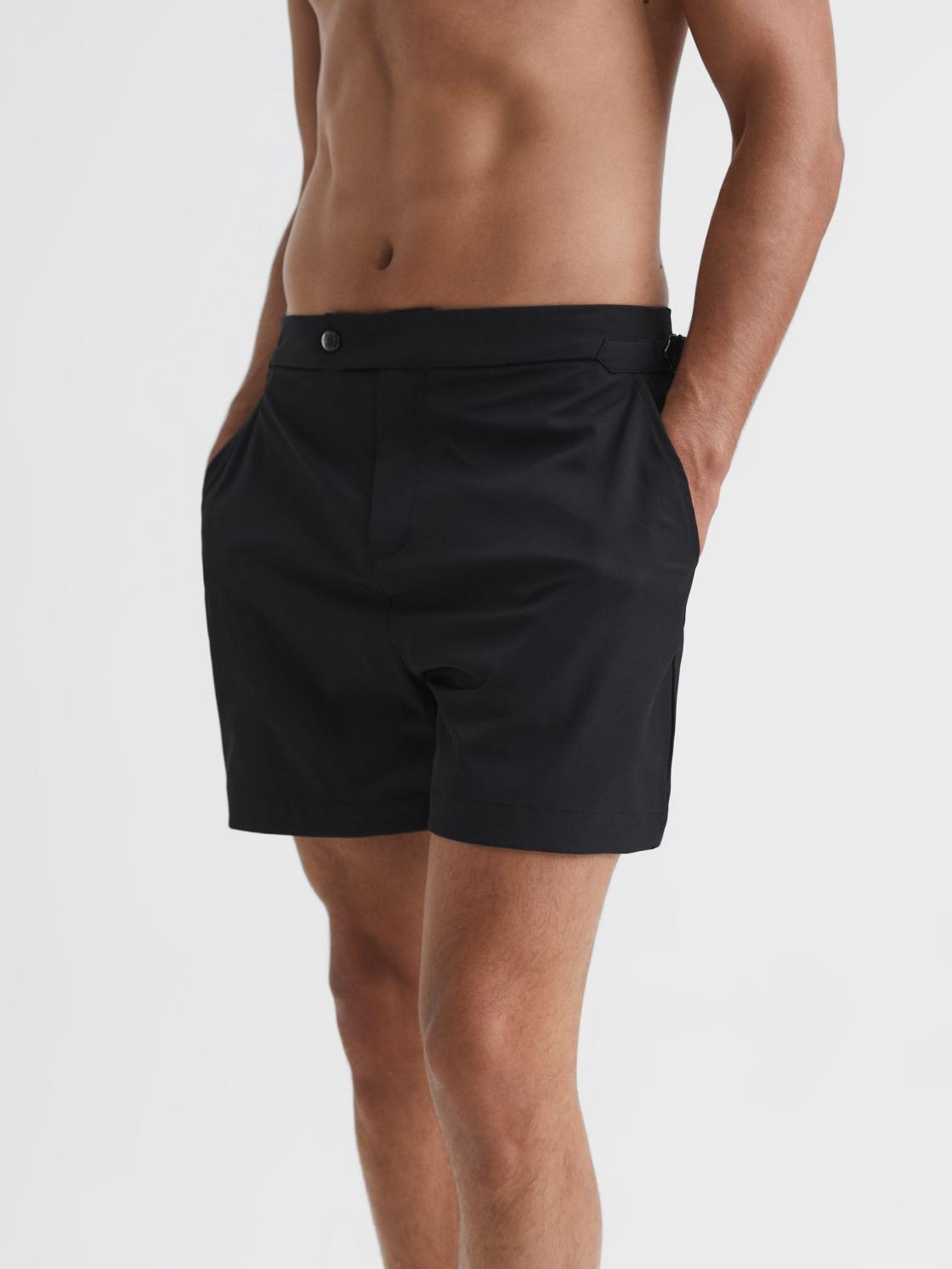 Reiss Swimwear | Sun Side Adjuster Swim Shorts Airforce Blue - Men