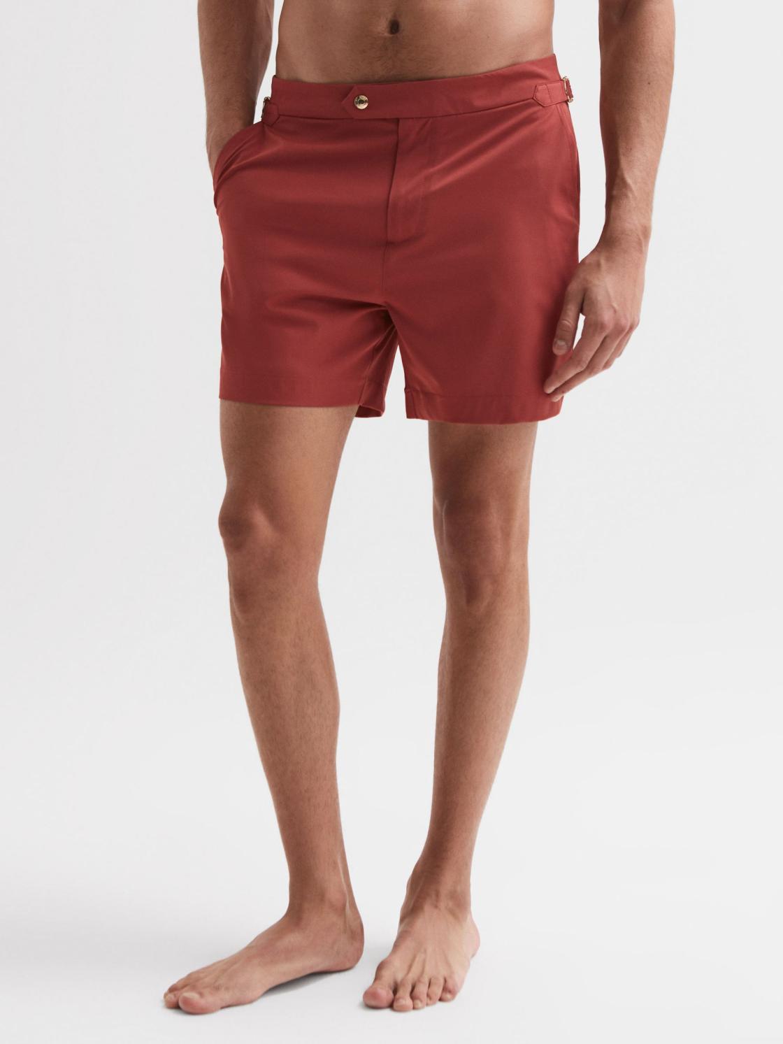 Reiss Swimwear | Sun Side Adjuster Swim Shorts Airforce Blue - Men