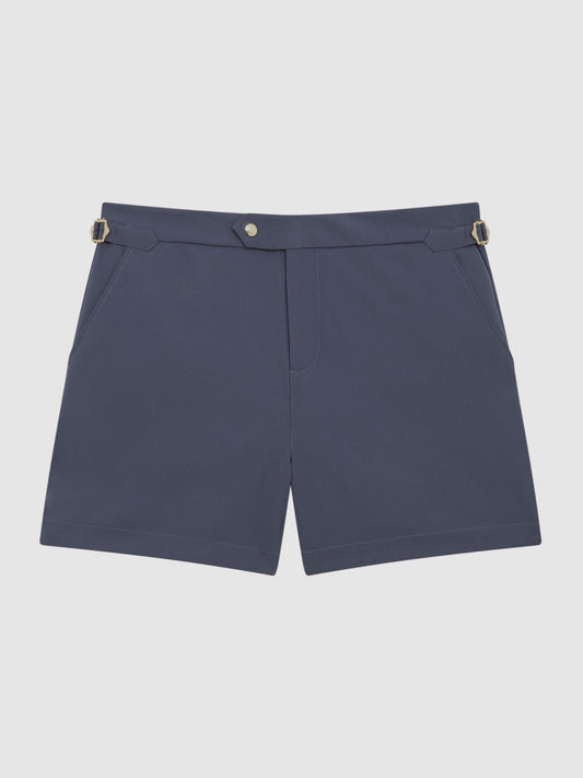 Reiss Swimwear | Sun Side Adjuster Swim Shorts Airforce Blue - Men