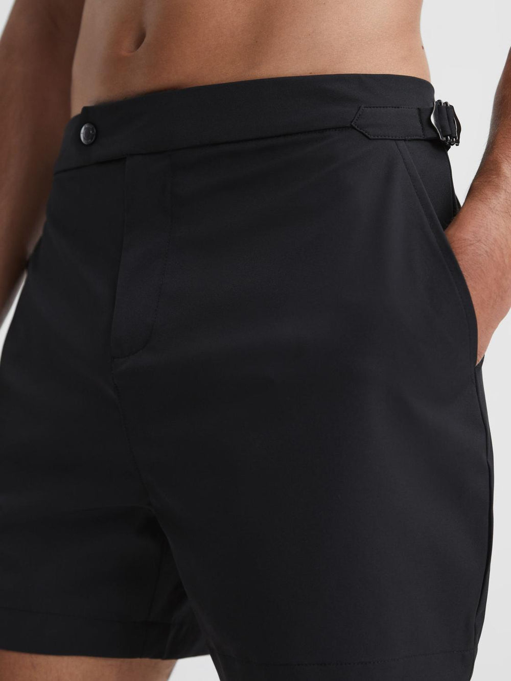 Reiss Swimwear | Sun Side Adjuster Swim Shorts Airforce Blue - Men