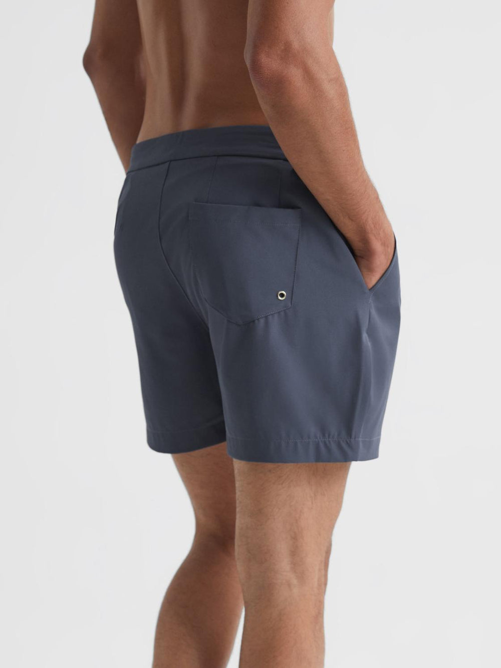 Reiss Swimwear | Sun Side Adjuster Swim Shorts Airforce Blue - Men