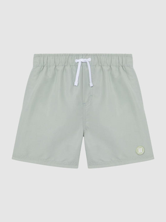 Reiss Swimwear | Wave Plain Drawstring Swim Shorts Bright Blue - Children