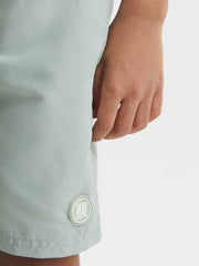 Reiss Swimwear | Wave Plain Drawstring Swim Shorts Bright Blue - Children