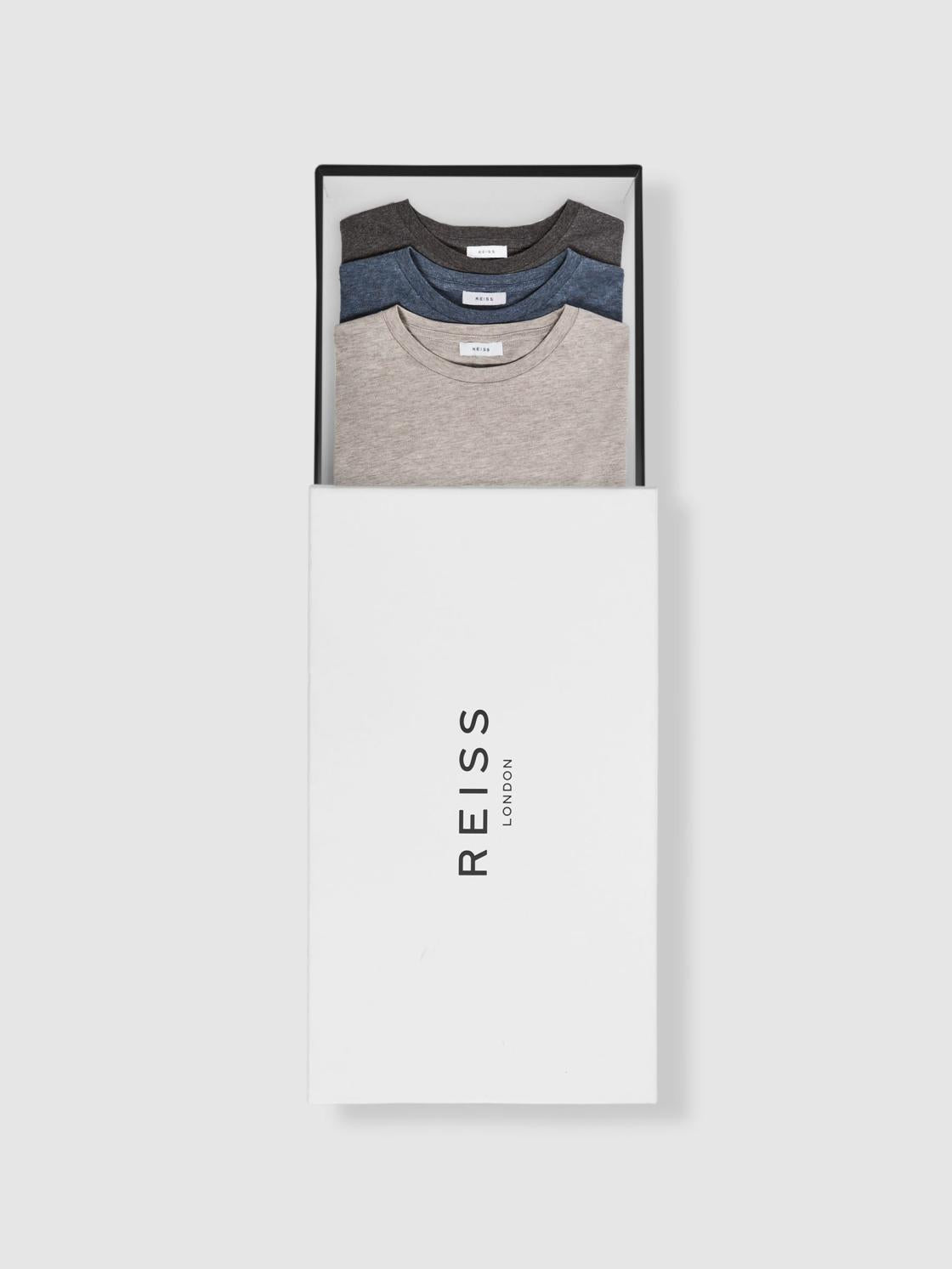 Reiss T-Shirts | Bless 3 Pack Crew Neck T-Shirts Multi - Men