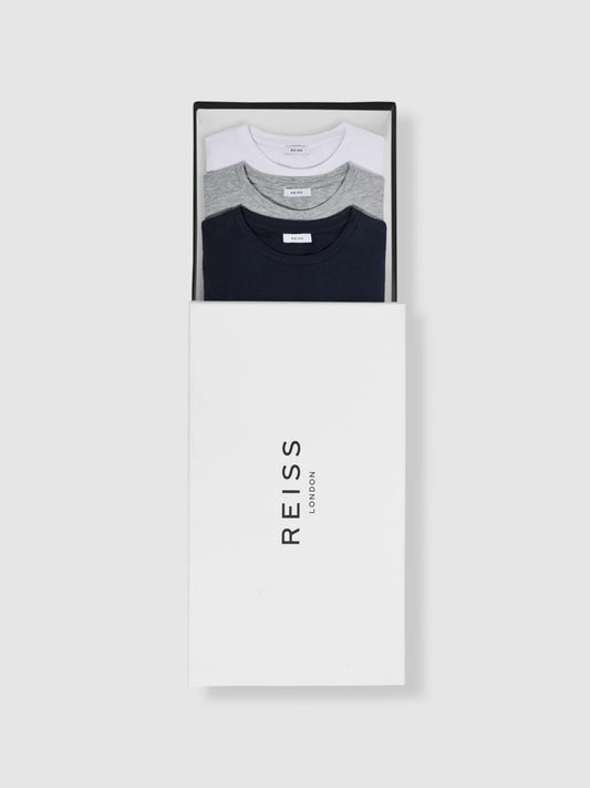 Reiss T-Shirts | Bless 3 Pack Crew Neck T-Shirts Multi - Men