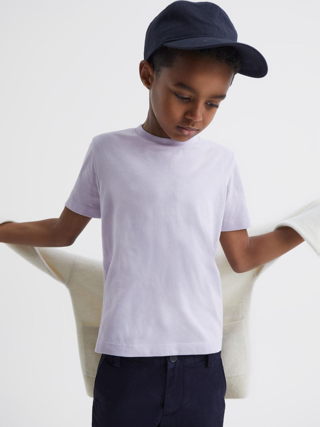 Reiss T-Shirts | Bless Crew Neck T-Shirt Airforce Blue - Children