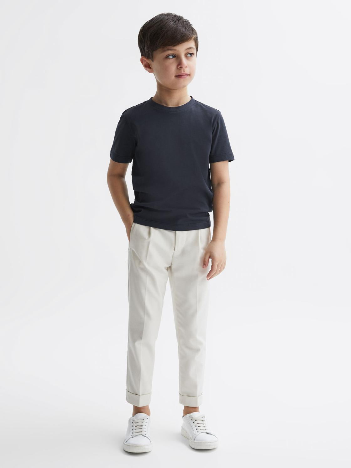 Reiss T-Shirts | Bless Crew Neck T-Shirt Airforce Blue - Children
