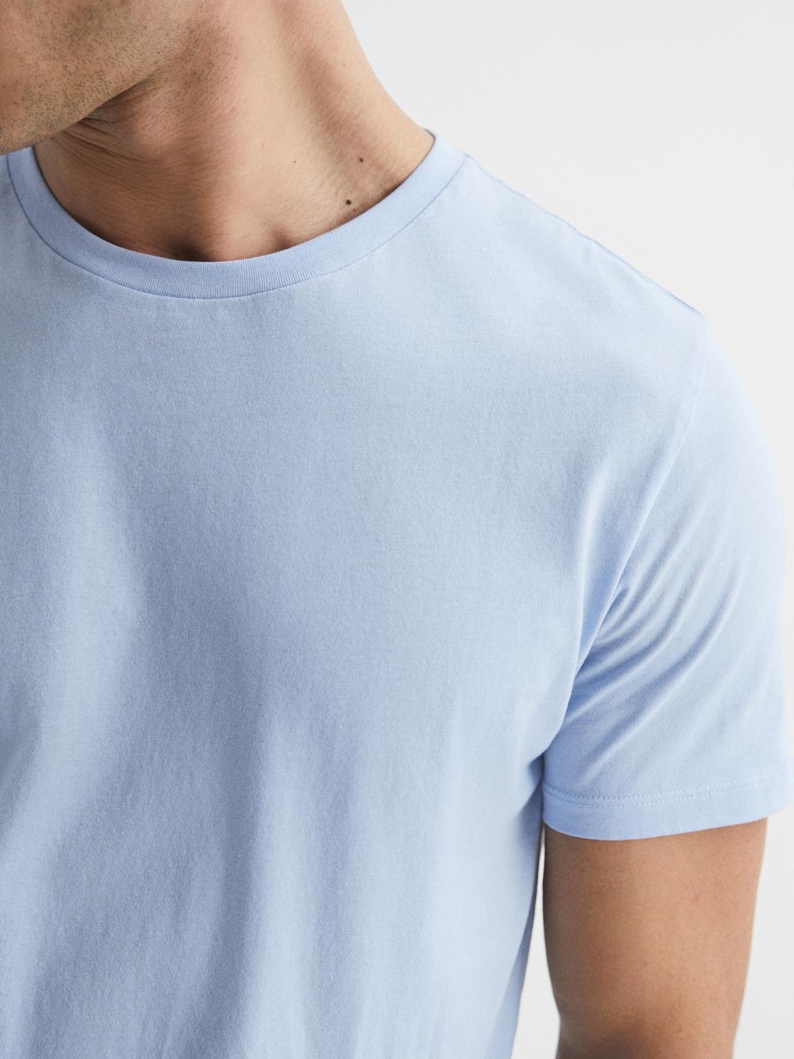 Reiss T-Shirts | Bless Crew Neck T-Shirt Airforce Blue - Men