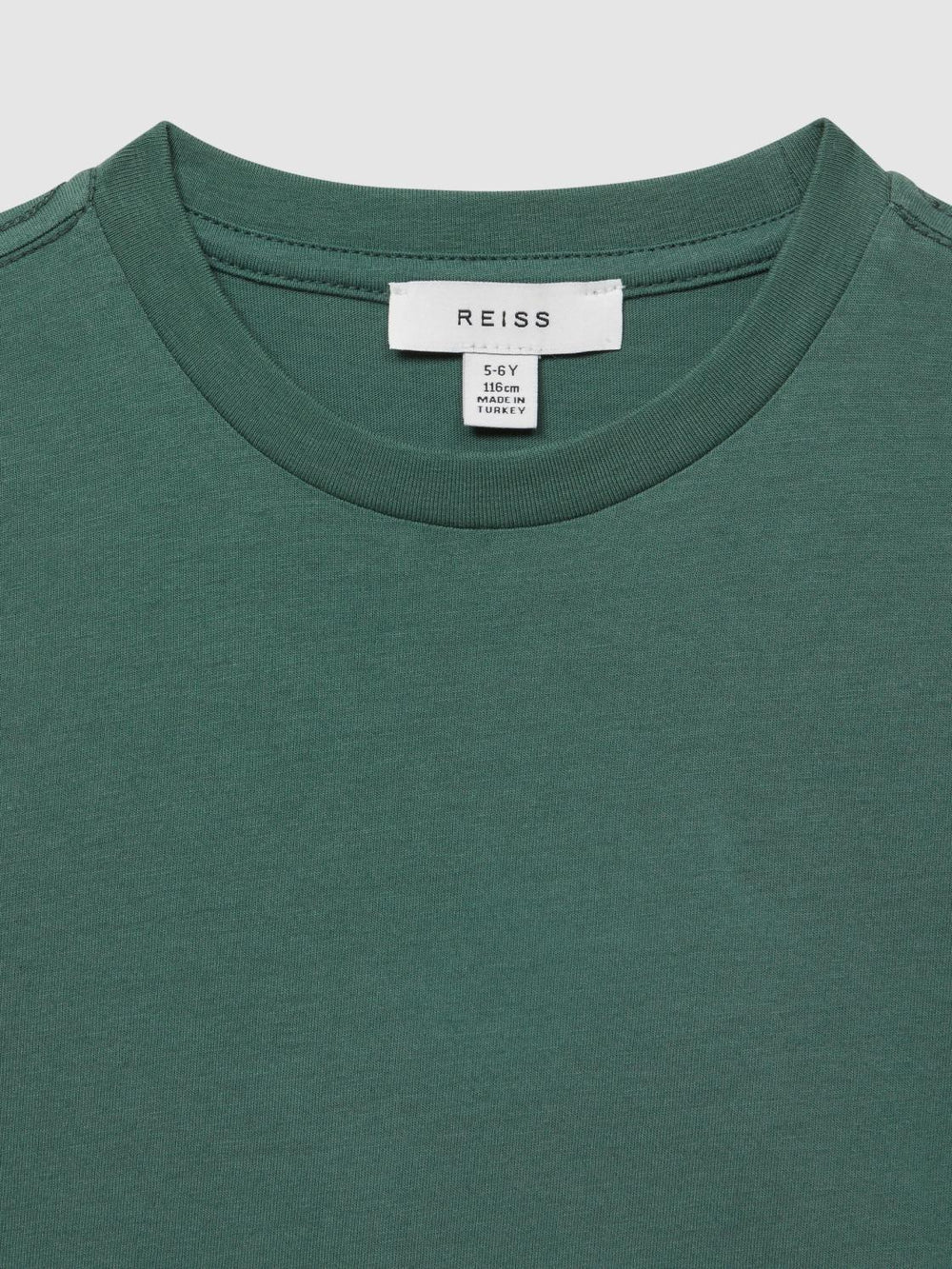 Reiss T-Shirts | Bless Crew Neck T-Shirt Pine Green - Children