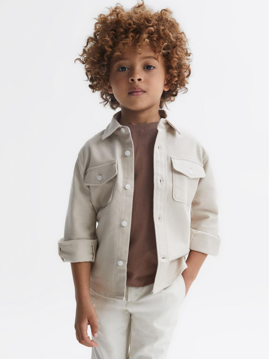 Reiss T-Shirts | Bless Crew Neck T-Shirt Tobacco - Children