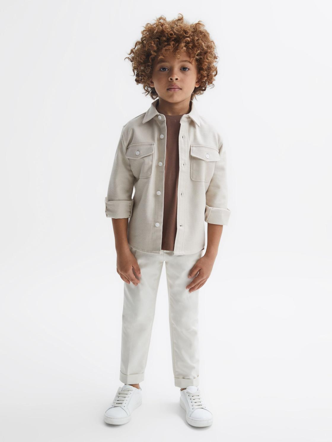 Reiss T-Shirts | Bless Crew Neck T-Shirt Tobacco - Children