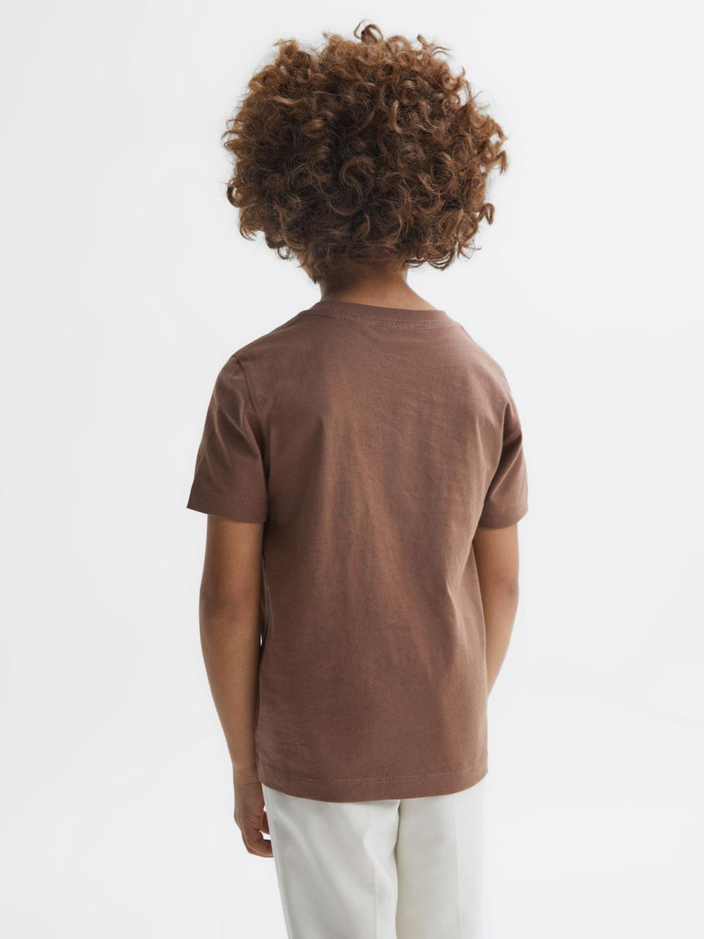 Reiss T-Shirts | Bless Crew Neck T-Shirt Tobacco - Children