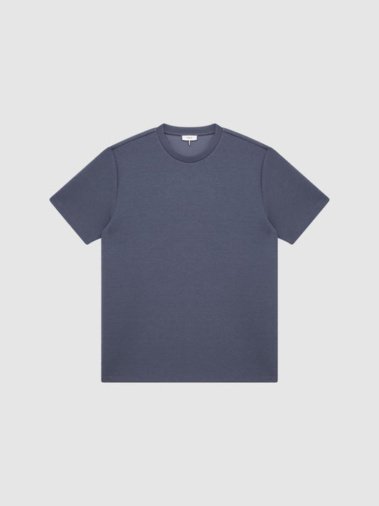 Reiss T-Shirts | Bradley Regular Fit Crew Neck T-Shirt Airforce Blue - Men