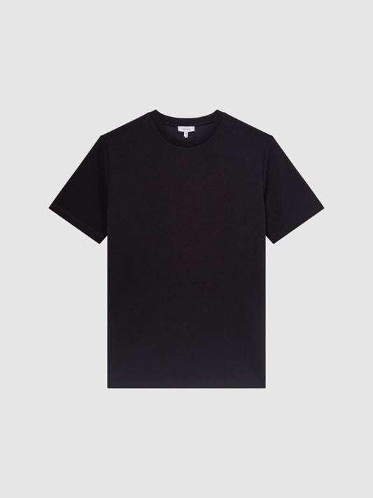 Reiss T-Shirts | Bradley Regular Fit Crew Neck T-Shirt Airforce Blue - Men