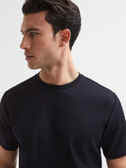 Reiss T-Shirts | Bradley Regular Fit Crew Neck T-Shirt Airforce Blue - Men