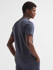 Reiss T-Shirts | Bradley Regular Fit Crew Neck T-Shirt Airforce Blue - Men