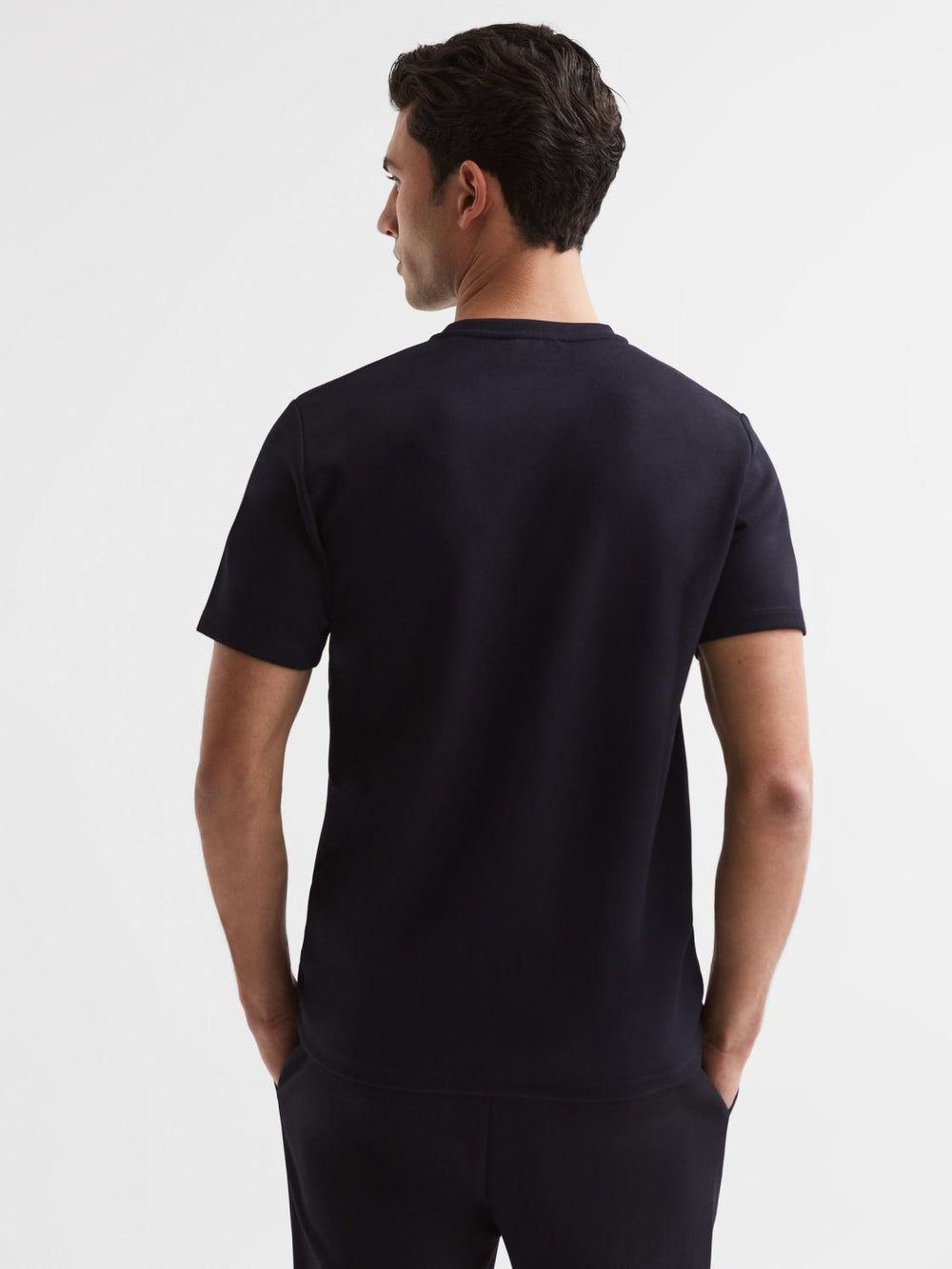 Reiss T-Shirts | Bradley Regular Fit Crew Neck T-Shirt Airforce Blue - Men