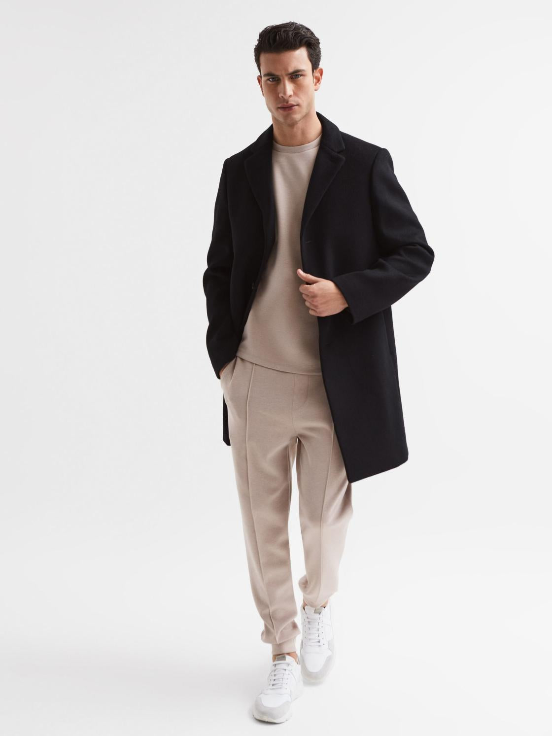 Reiss T-Shirts | Bradley Regular Fit Crew Neck T-Shirt Airforce Blue - Men