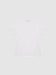 Reiss T-Shirts | Cooper Honeycomb Short Sleeve T-Shirt Airforce Blue - Men