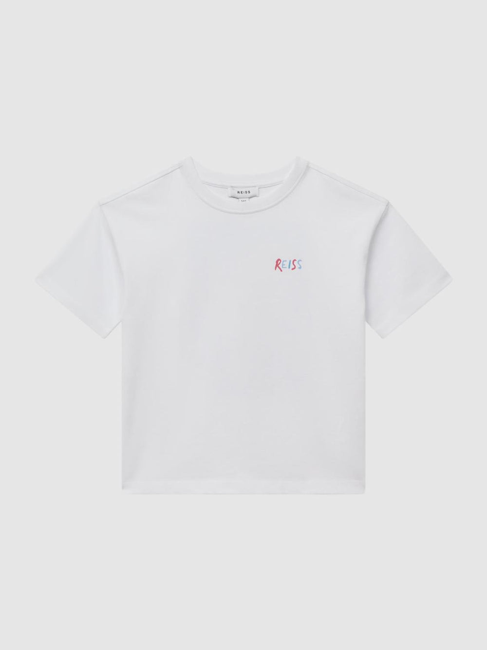 Reiss T-Shirts | Paracas Motif Cotton T-Shirt White - Children