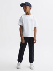 Reiss T-Shirts | Paracas Motif Cotton T-Shirt White - Children