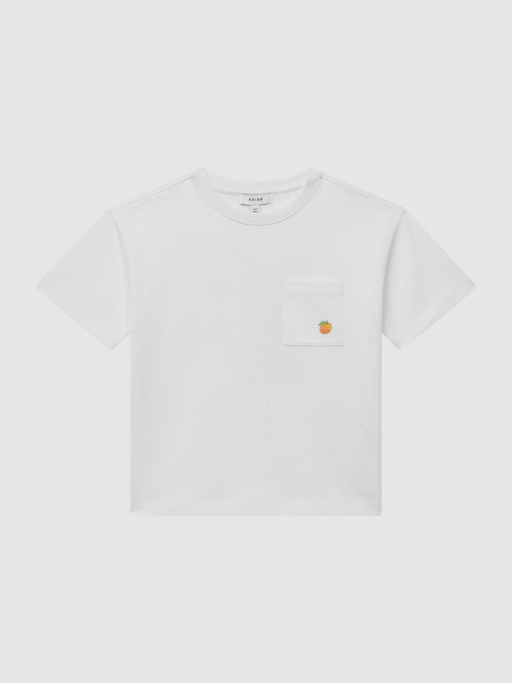 Reiss T-Shirts | Seville Motif Cotton T-Shirt White - Children