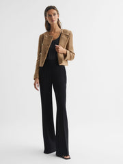 Reiss T-Shirts &amp; Vests | Riley Silk Front Vest Aqua - Women