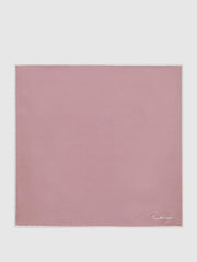 Reiss Ties &amp; Pocket Squares | Ceremony Plain Silk Pocket Square Airforce Blue - Men