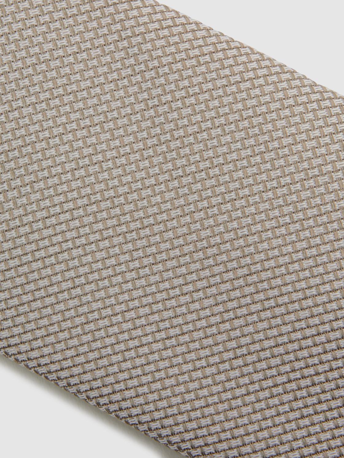 Reiss Ties &amp; Pocket Squares | Ceremony Textured Silk Tie Champagne - Men