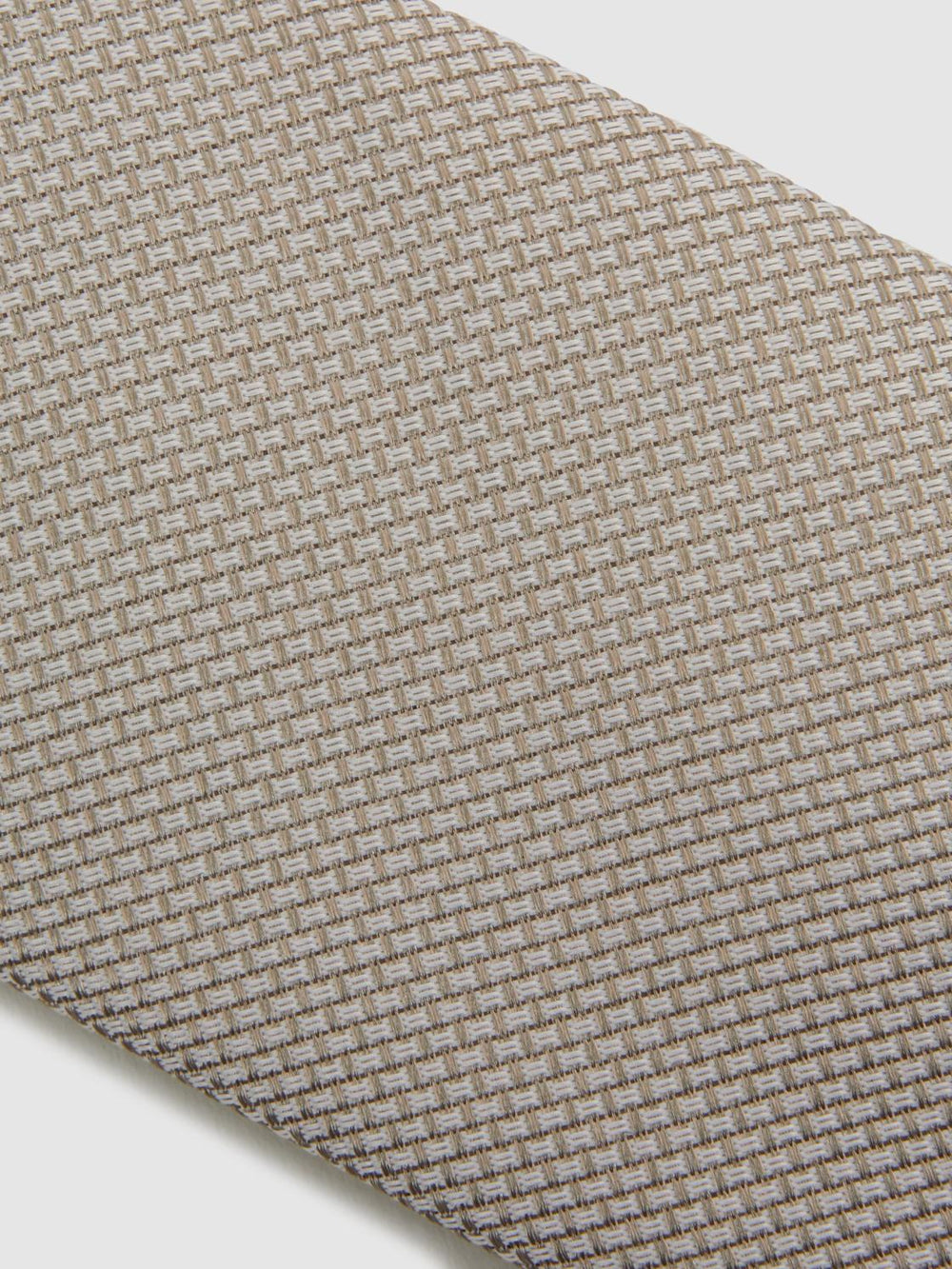 Reiss Ties &amp; Pocket Squares | Ceremony Textured Silk Tie Champagne - Men