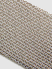 Reiss Ties &amp; Pocket Squares | Ceremony Textured Silk Tie Champagne - Men