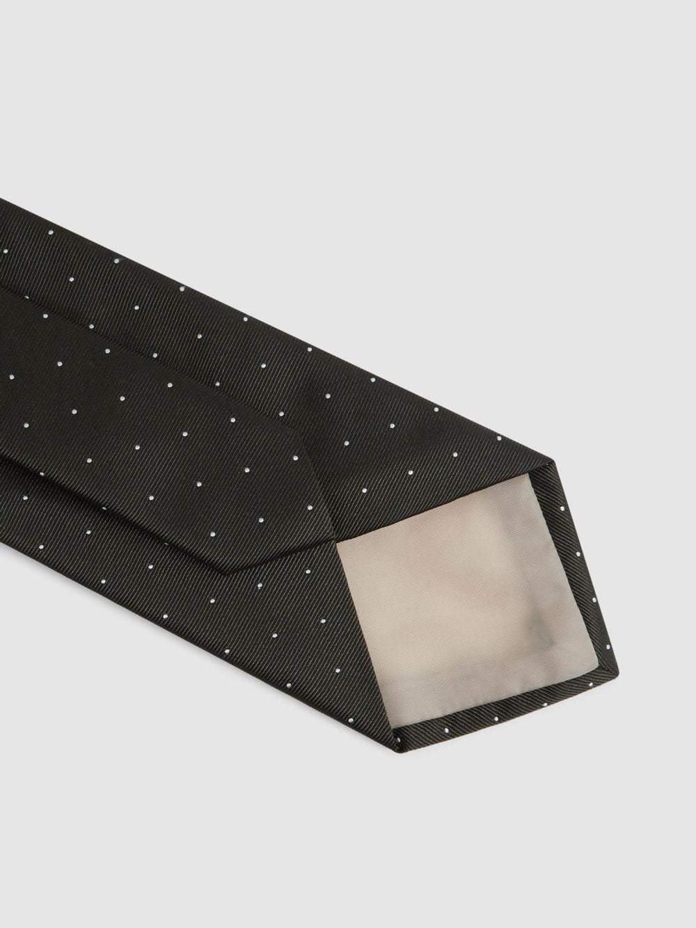 Reiss Ties &amp; Pocket Squares | Liam Silk Polka Dot Tie Dark Green - Men