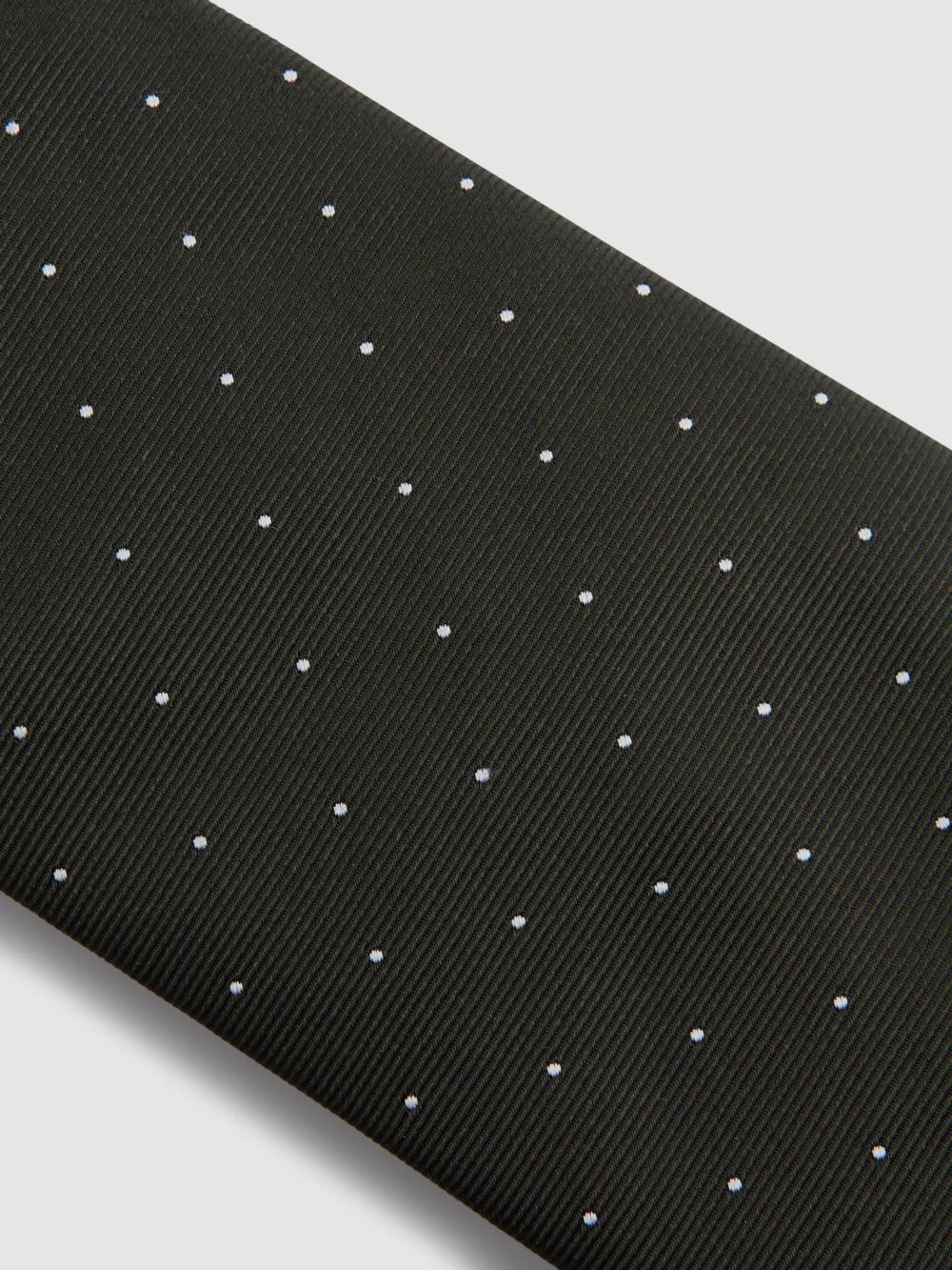 Reiss Ties &amp; Pocket Squares | Liam Silk Polka Dot Tie Dark Green - Men