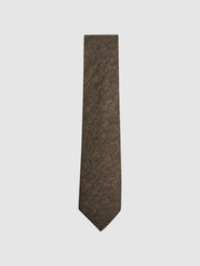 Reiss Ties &amp; Pocket Squares | Saturn Wool-Silk Blend Tie Airforce Blue - Men
