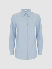Reiss Tops | Allie Fitted Oxford Shirt Blue - Women