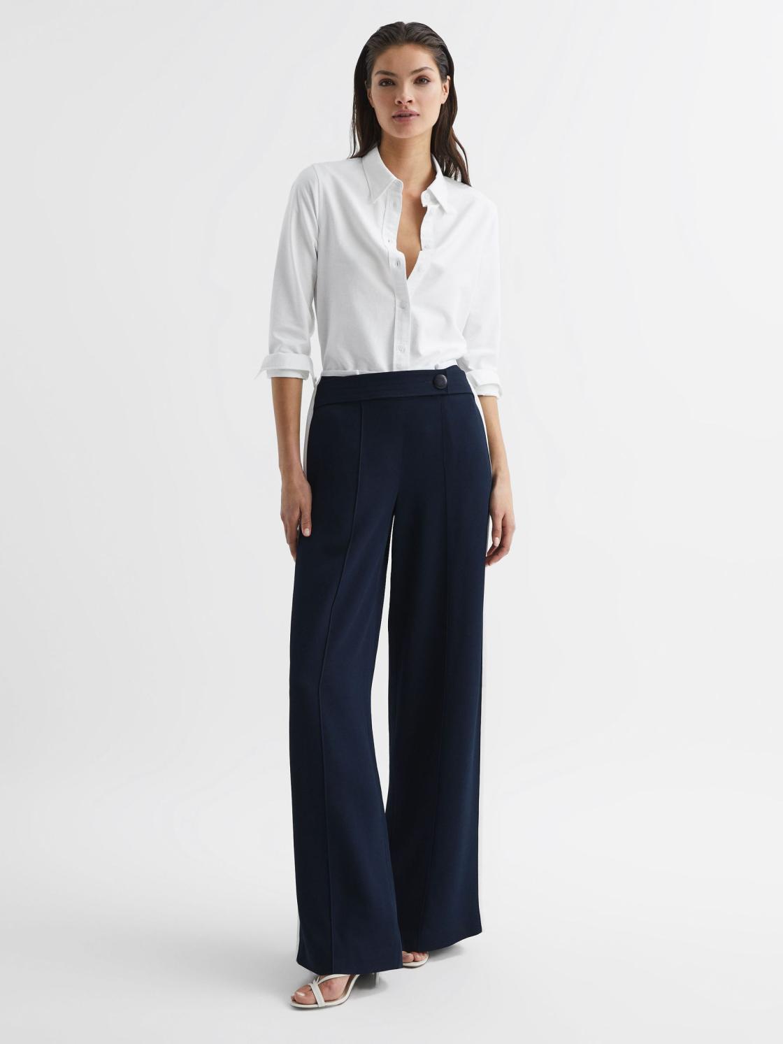 Reiss Tops | Allie Fitted Oxford Shirt White - Women