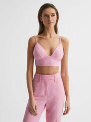 Reiss Tops | Blair Bralette Top Pink - Women