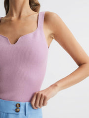 Reiss Tops | Daisy Sweetheart Neck Top Black - Women