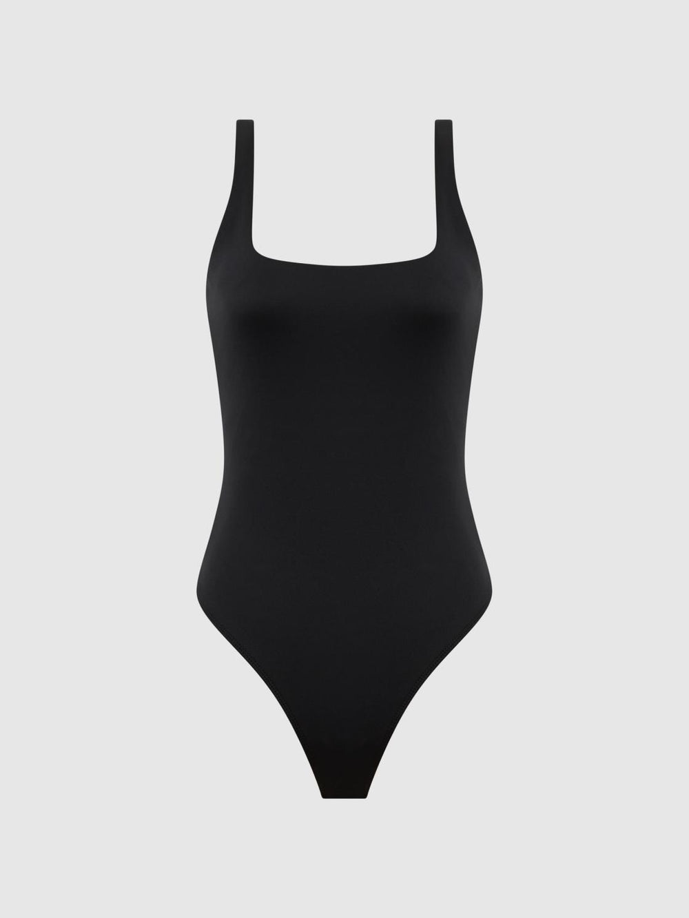 Reiss Tops | Good American Square Neck Bodysuit Black - Women