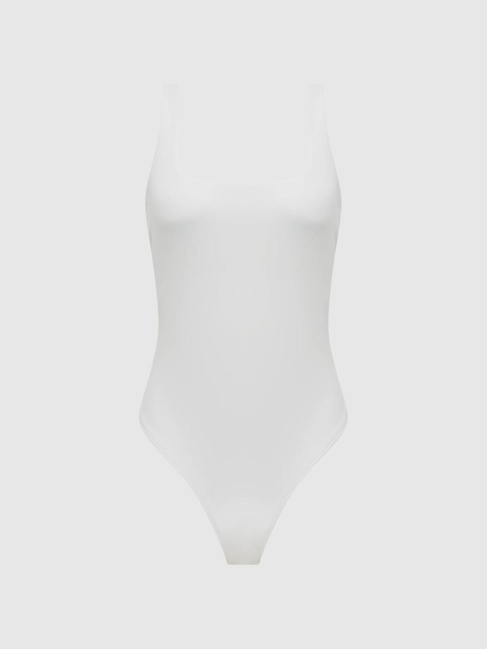 Reiss Tops | Good American Square Neck Bodysuit White - Women