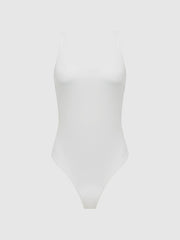 Reiss Tops | Good American Square Neck Bodysuit White - Women