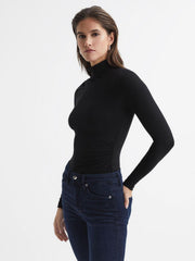 Reiss Tops | Good American Turtleneck Bodysuit Black - Women