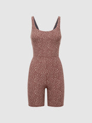 Reiss Tops | Leo The Upside Bodysuit Brown Print - Women