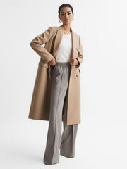 Reiss Tops | Louisa Crew Neck Ribbed Cami Vest Top Black - Women