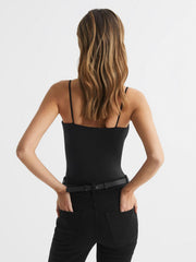 Reiss Tops | Lucy Strappy Body Black - Women