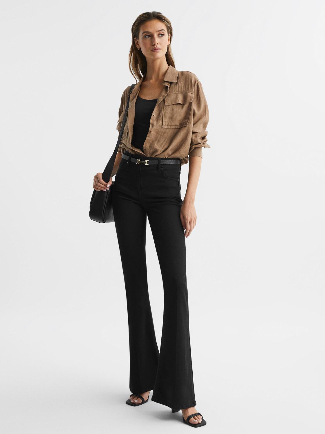 Reiss Tops | Lucy Strappy Body Black - Women