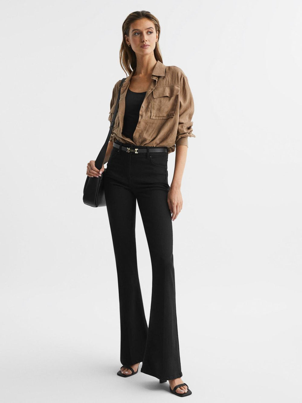 Reiss Tops | Lucy Strappy Body Black - Women