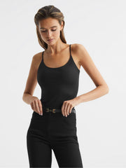 Reiss Tops | Lucy Strappy Body Black - Women